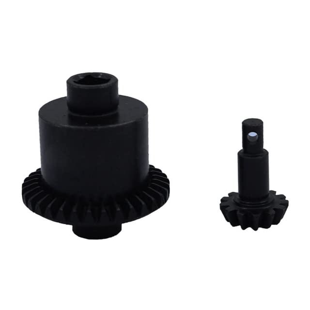 Zamiennik dla 1/18 Capra Utb18 may koza Most zb stalowy zb zdalnego sterowania samochodw wspinaczkowy Upgrade - (Color: Black)