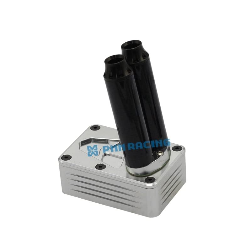 CNC Aluminium Alloy Carbon Fiber Tuned Pipe for HPI 5B/5BSS/5T 1pc