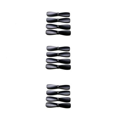 12PCS Propeller Props Main Blade Spare Part Kit for Mini Drone DRC V3 4D V3 Main Rotor Fan Replacement Accessory| | - - (Color: 12PCS)