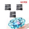 12PCS Propeller Props Main Blade Spare Part Kit for Mini Drone DRC V3 4D V3 Main Rotor Fan Replacement Accessory| | - - (Color: 12PCS) view 2