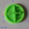 30pcs 36mm 2mm TT Hole Green Pulley/Model Plastic Wheel/Technology Model Parts/DIY Toy Parts/Baby Toys PU362ABG view 2