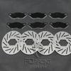4 pcs Stainless Steel Brake Discs + 6 pcs Fiber Brake Pads for LOSI 5IVE-T view 1