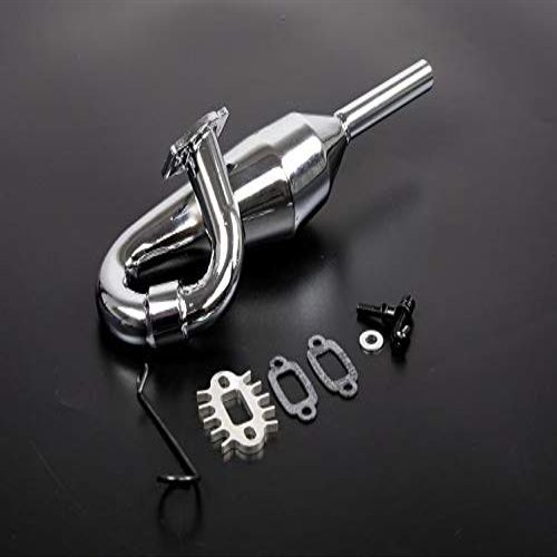 Rovan LT SLT V5 4WD Buggy Chrome Steel Performance Tuned Pipe fit LOSI 5IVE-T