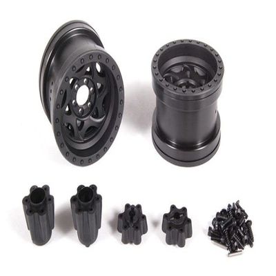 Axial 1/10 SMT10 AX31118 2.2 Walker Evans Wheels Black (2)