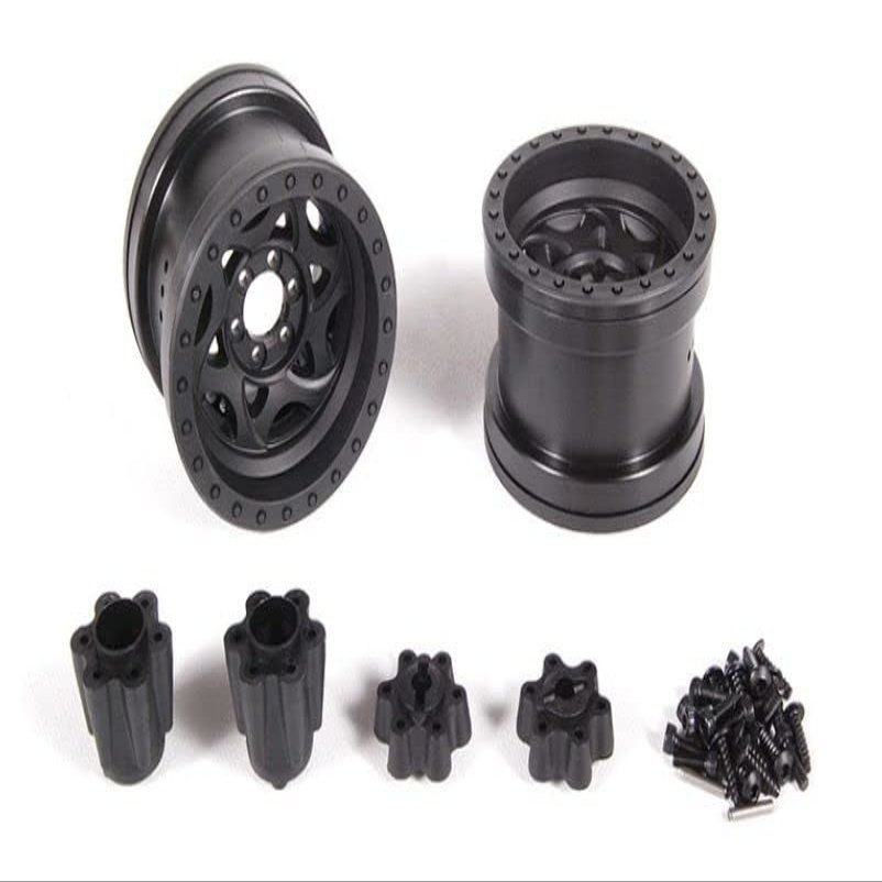 Axial 1/10 SMT10 AX31118 2.2 Walker Evans Wheels Black (2)