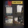 Bangin' Meats CardTunz 100 Music Bingo Cards Printed and Laminated Many Music Types Available (70s Soft Rock) view 3