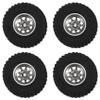1.0 Beadlock Wheel Tire Set Deep Dish Negative Offset 3.78Mm for 1/24 RC Crawler Car Axial SCX24 FMS FCX24 Enduro24,4 view 1