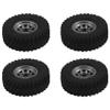 1.0 Beadlock Wheel Tire Set Deep Dish Negative Offset 3.78Mm for 1/24 RC Crawler Car Axial SCX24 FMS FCX24 Enduro24,4 view 2