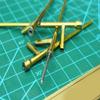 2 Pieces Brass Bushing 2MM Lubricating Shaft Sleeve 90mm Spare Parts for DIY RC Battleship/Warship/Aircraft Carrier Boat Model view 1