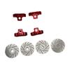 MA RACING 1/24 CNC Metal Brake Disc 4Pcs MA-UP03 - (Color: MA-UP03, CN) view 3