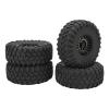 Crawler Wheel Tyre RC Tire Excellent Grip Non Slip Smooth Flexible Ride 2.2in Strong Road Support for Rough Ride view 1