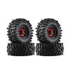 118mm Metal 1.9 Beadlock Wheel Rim Tire Set for 1/10 RC Crawler Car Axial SCX10 Wraith RR10 Capra TRAXS RTX4 Redcat view 1