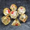 Sage's Portal Familiars and Reagents Resin DND Dice Set Polyhedral Dice Set for Dungeons and Dragons RPG Tabletop TTRPG (Jolly Santa) view 2