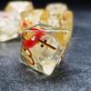 Sage's Portal Familiars and Reagents Resin DND Dice Set Polyhedral Dice Set for Dungeons and Dragons RPG Tabletop TTRPG (Jolly Santa) view 3