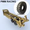 2pcs Rubber Tires 1.9 Inches Car for 1/10 1/14 Crawler RC Truck Trailer Tipper Military Card Pallet Electric Car DIY Parts Toys - (Color: 2pcs) view 2