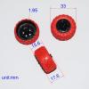 10pcs 33mm Rubber Wheel for 2mm axle dron rc car Plane Robot Kids Toys for Boys DIY Baby Accessories Montessori juguetes WR332A view 2