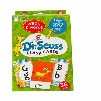 Dr. Seuss Educational Flash Cards - ABCs & Words