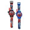 Accutime Spiderman Kids Rechargeable Walkie Talkie Watch Set - 2 Way Radio Watches, LED Flashlight, Compass, Toy Watches for Boys, Girls, Fans of Spiderman view 2