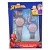 Accutime Spiderman Kids Rechargeable Walkie Talkie Watch Set - 2 Way Radio Watches, LED Flashlight, Compass, Toy Watches for Boys, Girls, Fans of Spiderman view 4
