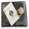 Ted's Sterling Magic Lethal Tender Card and Coin Trick Set, Astounding, Self-Working, Precision Made Magic with a Bicentennial Half Dollar Coin (Red Back Card, Shell Style Coin) view 3