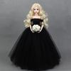 Mini Collection MSD SD Clothes 1/4 BJD Black Wedding Dress with Veil view 1