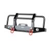KYX Racing CNC Machined Aluminum Front Bumper Upgrades Parts Accessories for 1/18 RC Crawler Car Traxxas TRX4M Defender view 1