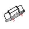 KYX Racing CNC Machined Aluminum Front Bumper Upgrades Parts Accessories for 1/18 RC Crawler Car Traxxas TRX4M Defender view 3