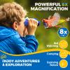 Binoculars for Kids, Toys for 3-12 Year Old Girls and Boys, Bird Watching Hiking 4 5 6 7 8 9 Year Old Girl Boy Christmas Birthday Gifts, Outdoor Toys for Kid Set with Magnifying Glass & Compass view 2