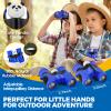 Binoculars for Kids, Toys for 3-12 Year Old Girls and Boys, Bird Watching Hiking 4 5 6 7 8 9 Year Old Girl Boy Christmas Birthday Gifts, Outdoor Toys for Kid Set with Magnifying Glass & Compass view 3