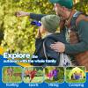 Binoculars for Kids, Toys for 3-12 Year Old Girls and Boys, Bird Watching Hiking 4 5 6 7 8 9 Year Old Girl Boy Christmas Birthday Gifts, Outdoor Toys for Kid Set with Magnifying Glass & Compass view 4