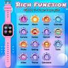 Kids Waterproof Game Watch Learning Toys with 26 Game HD Camera 1.44'' Touchscreen Pedometer Video Music Player Alarm Clock Calculator Smart Watch for Girls Boys 3-12 Years Old (Pink) view 2