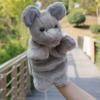 Mouse Hand Puppets Plush Animal Toys for Kids Imaginative Pretend Play Storytelling Gray view 3