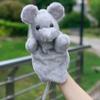 Mouse Hand Puppets Plush Animal Toys for Kids Imaginative Pretend Play Storytelling Gray view 4