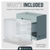 Dinavio Crafthouse Elite Trainer Box Acrylic Case - ETB Protector Case - Elite Trainer Box Protector - 8mm + 5mm Acrylic 5x3mm Magnets - Compatible with PKMN ETB Boxes (White Base) view 2