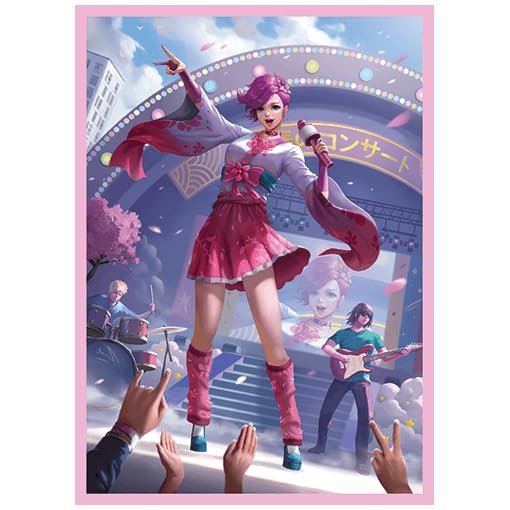 Fantasy North - Ueda Harumi - Spring Festival - 100 Smooth Matte TCG Trading Card Sleeves - Anime - Fits Magic MTG Commander Pokemon and Other Card Games - Playing Card Sleeves