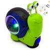 Tipmant Baby Toddler Electric Snail Toy Cute Electronic Animal Crawl, Play Music, Luminous Light Kids Birthday (Green) view 1