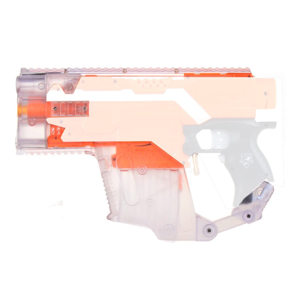 WORKER Vector Style Kits 8 Combo Set for Nerf Stryfe Toy (Clear)