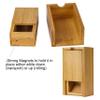 Cusdie Bamboo Dice Tower Foldable Wooden Die Roller Castle Rolling Case for Board Game, D&D, RPG(No Logo) view 4