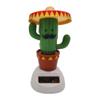 Surakey Solar Dancing Cactus Toy Auto Cute Shaking Green Cactus Plant Figure Dashboard Solar Powered Swinging Animated Dancer Ornament for Car Office Desk Home Decor view 1
