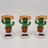 Surakey Solar Dancing Cactus Toy Auto Cute Shaking Green Cactus Plant Figure Dashboard Solar Powered Swinging Animated Dancer Ornament for Car Office Desk Home Decor view 4