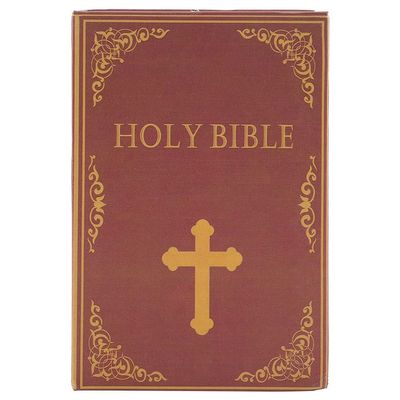 Children Piggy Bank, Bible Secret Book Box Piggy Bank Money Cartoon Clothes Password Collection Box for Home Decoration(Bible)