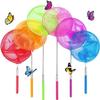 6 Pack Telescopic Insect Catching Nets,Butterfly Nets,Fishing Nets,Nature Exploration Toys for Kids Outdoor Playing view 1