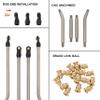 MEUS Racing SCX24 Links High Clearance Chassis Links Steering Links Set 10pcs 155mm Wheelbase for SCX24 Gladiator AXI00005 1/24 RC Crawler Car view 4