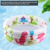 90CM Garden Round Inflatable Baby Swimming Pool, Portable Inflatable Dinosaur Pattern Children Water Game Play Pool for Kids Girl Boy view 3