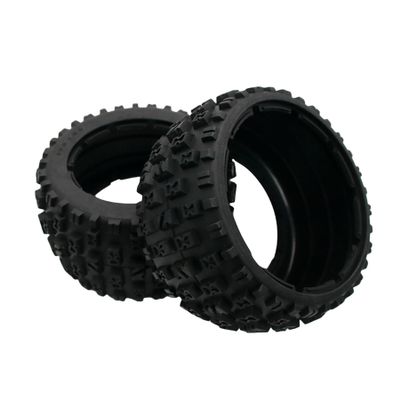 FLMLF 170 * 80MM Rear Knobby Tire Set of 2PCS Fit 1/5 HPI ROVAN KM Baja 5B RC CAR Parts