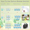 Zerhunt Bubble Solution Refill 33.8 OZ: Bubble Concentrate Solution for Bubble Machine| Bubble Solution Refill for Giant Bubble Wand, Bubble Gun Blower, Birthday Party Favors Wedding (Sky Blue) view 3