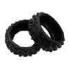FLMLF 170 * 60MM Front Knobby Tire Set of 2PCS Black Fit 1/5 Scale HPI ROVAN KM Baja 5B RC CAR Parts view 2