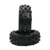 FLMLF 170 * 60MM Front Knobby Tire Set of 2PCS Black Fit 1/5 Scale HPI ROVAN KM Baja 5B RC CAR Parts view 4