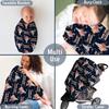 locobird Western Baby Blankets for Girls, Cowgirl Baby Blankets, Cow Skull and Flowers Personalized Baby Blankets, Baby Western Blanket Custom Name Fleece Blankets for Infant Newborn Daughter view 2
