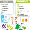 QUOKKA ABC Learning Flash Cards for Toddlers 2-4 Years Old - 60 Flashcards Toy for Kids Ages 1-3-5 - Alphabet Numbers Colors Letters Animals Learn Activities - First Words Educational Game view 2
